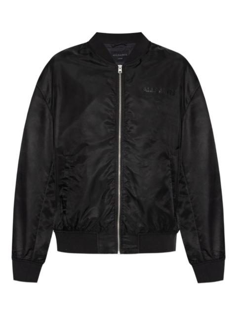 ALLSAINTS logo-detail bomber jacket
