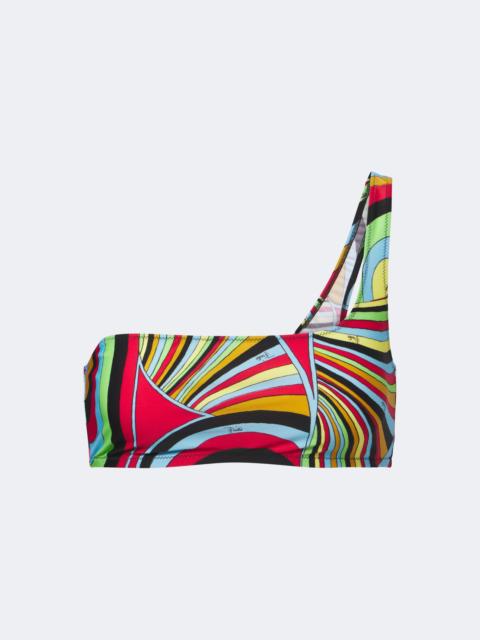 PUCCI Iride one-shoulder bikini top