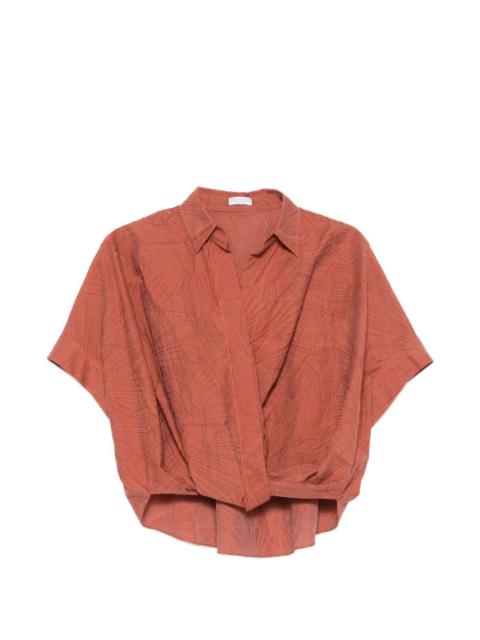Brunello Cucinelli pattern blouse