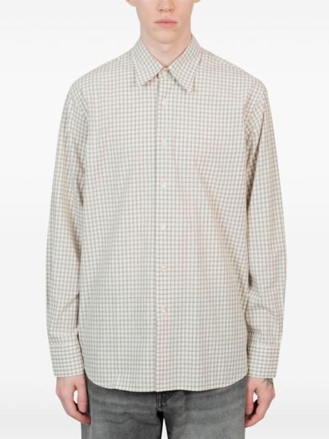 SUNFLOWER checked shirt