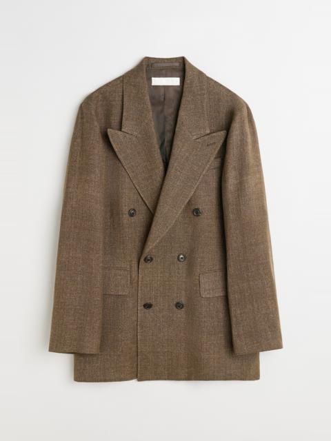 Our Legacy Sharp DB Blazer Tobacco Delave Linen