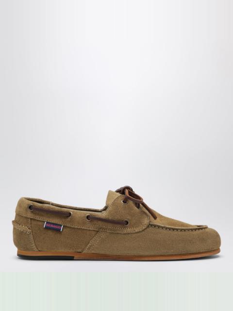 SEBAGO Owen Brown Taupe Suede Loafers