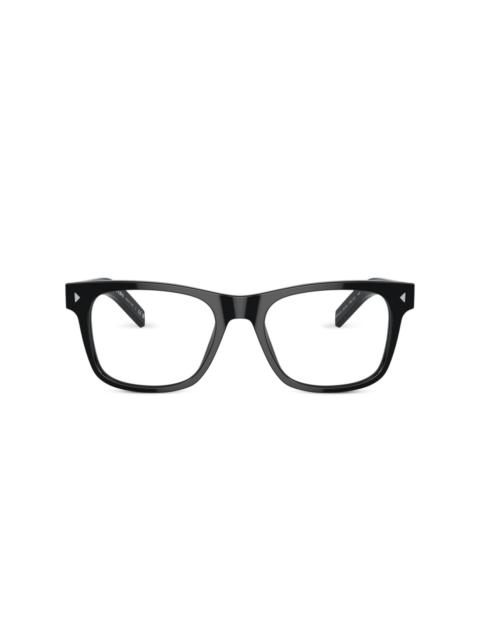 Prada rivet-detail square-frame glasses