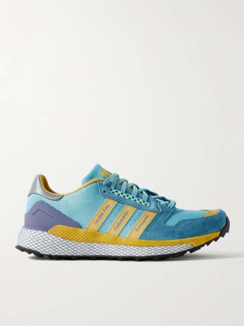 adidas + Human Made Questar Suede and Mesh Sneakers