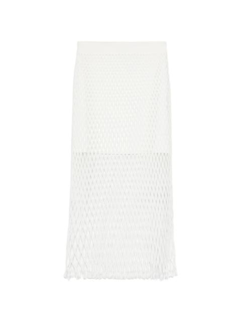 SIMKHAI white midi skirt