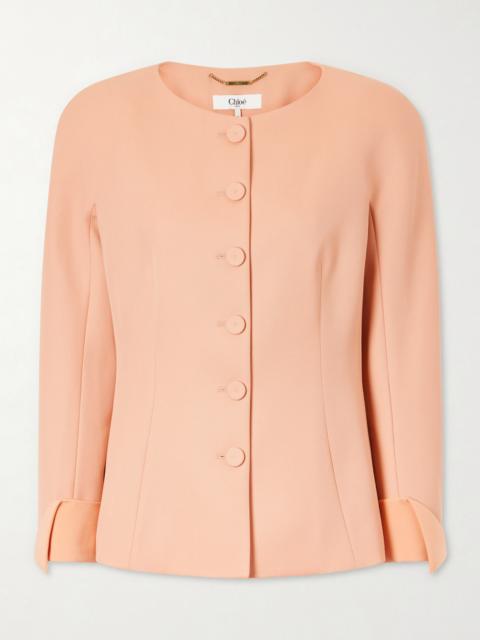 Chloé Wool-crepe Jacket