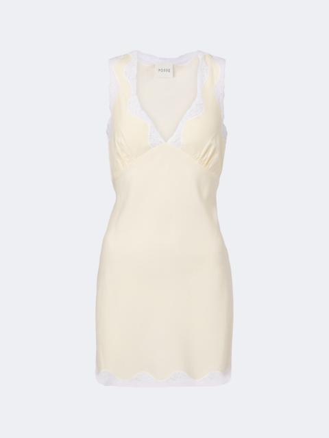 POSSE Tabitha embroidered minidress