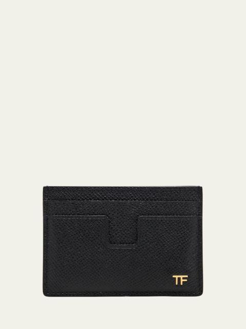 TOM FORD Men's T-Line Leather Card Holder