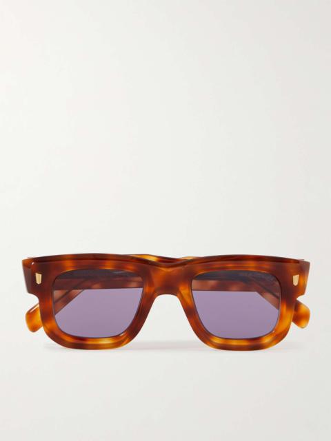 1402 Square-Frame Tortoiseshell Acetate Sunglasses