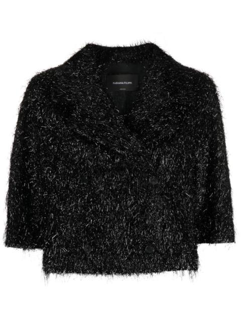 FABIANA FILIPPI cropped double-breasted jacket