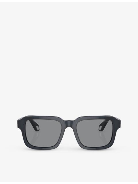 GIORGIO ARMANI AR8194U rectangular-frame acetate sunglasses