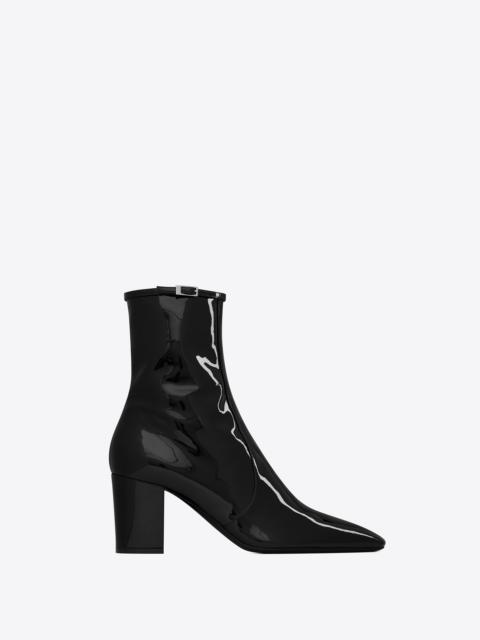 SAINT LAURENT betty booties in patent leather