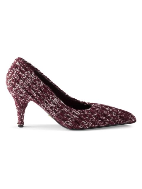 Prada Women's Knit Pumps - Red