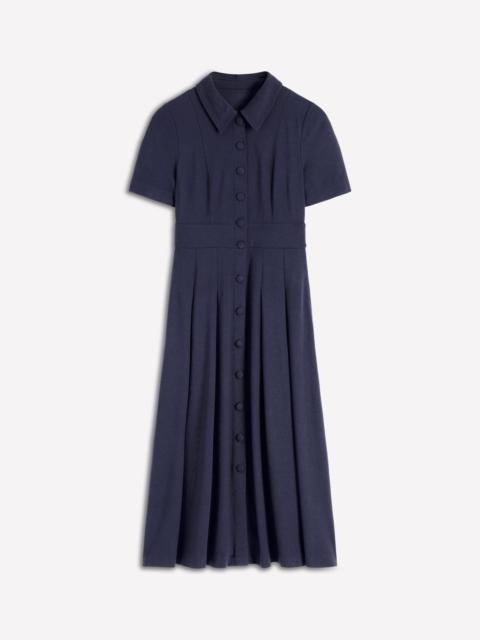 BODEN Bridget Ponte Shirt Dress-Navy