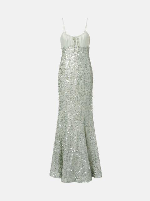 SIMKHAI Zarena sequined gown