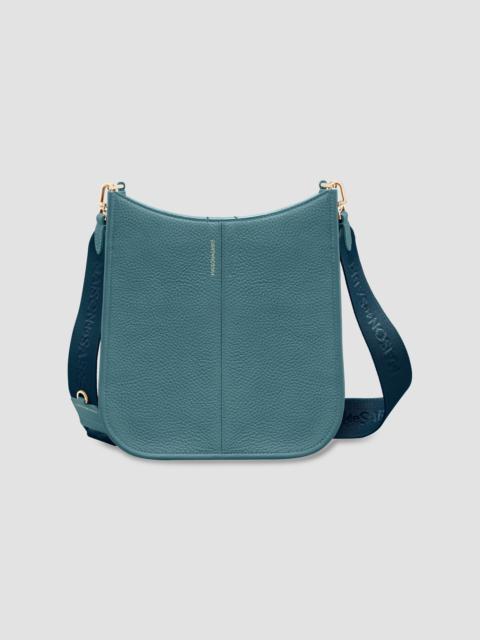 MAISON de SABRÉ Women's Leather Saddle Bag - Bondi Blue