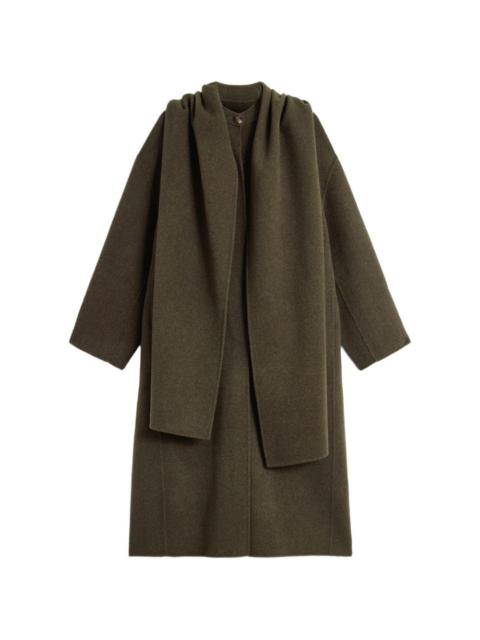 soeur Finn scarf-detail coat
