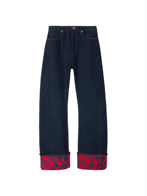 Japanese wide-leg jeans
