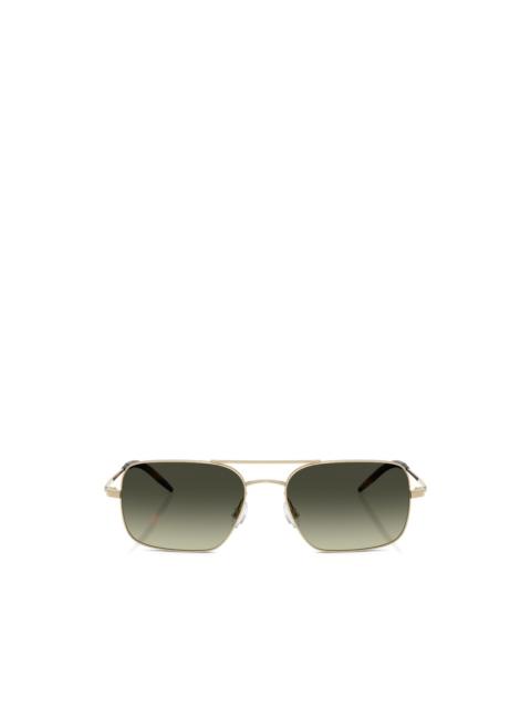 Oliver Peoples Victory II rectangle-frame sunglasses