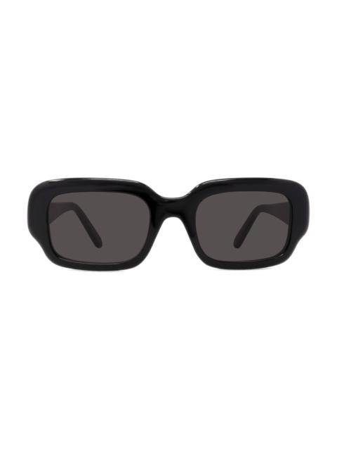 Loewe Men's Slim 54MM Rectangular Sunglasses - Black Gold Black