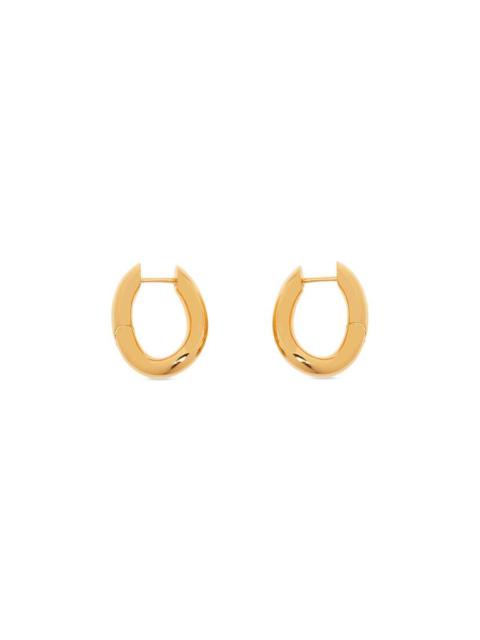 BALENCIAGA Women's Loop Xs Earrings in Gold