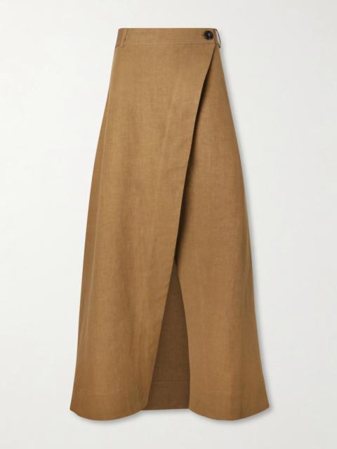 LE KASHA Rayi Linen Maxi Skirt