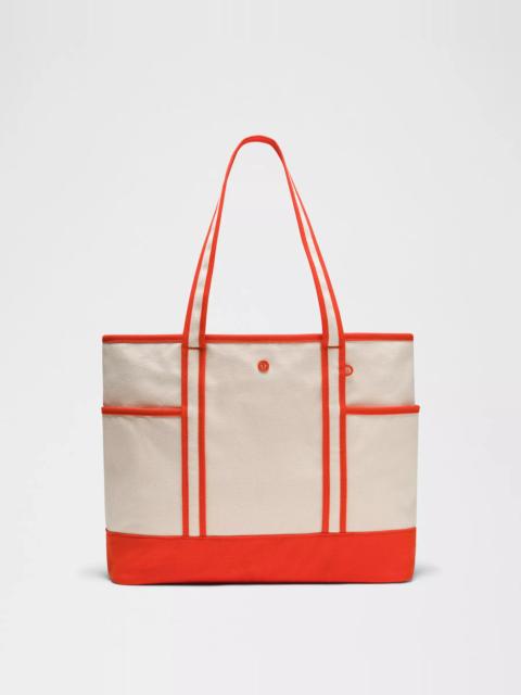 lululemon Daily Multi-Pocket Zip-Top Tote Bag 18L