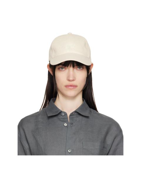 A.P.C. A. P.C. Off-White Charlie Chainette Baseball Cap