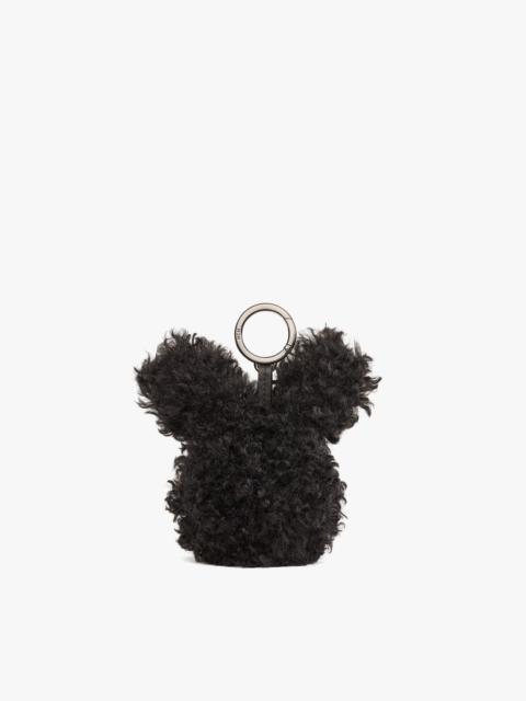 MCM Park Rabbit Charm in Faux Fur