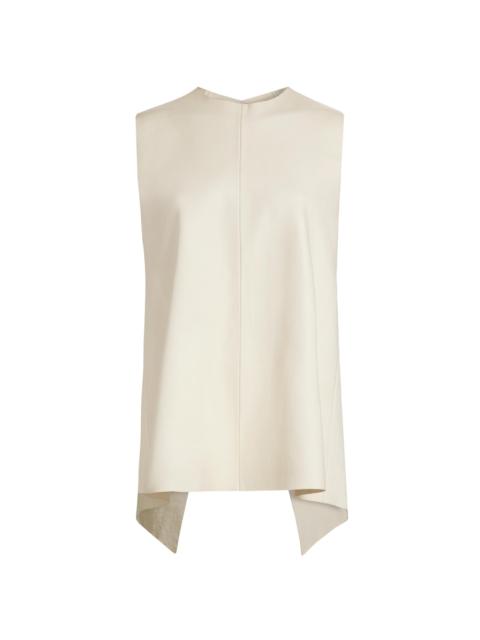 Proenza Schouler Women's Noa Buckle-Detailed Leather Open Back Top - Ivory