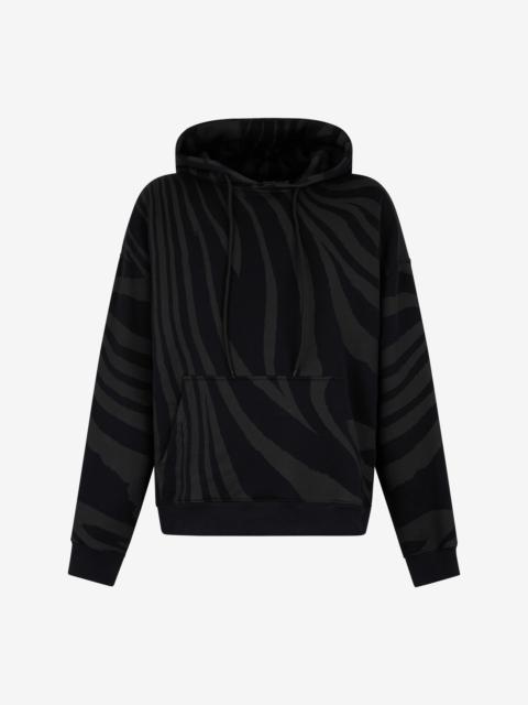 Roberto Cavalli Zebra Print Sweatshirt