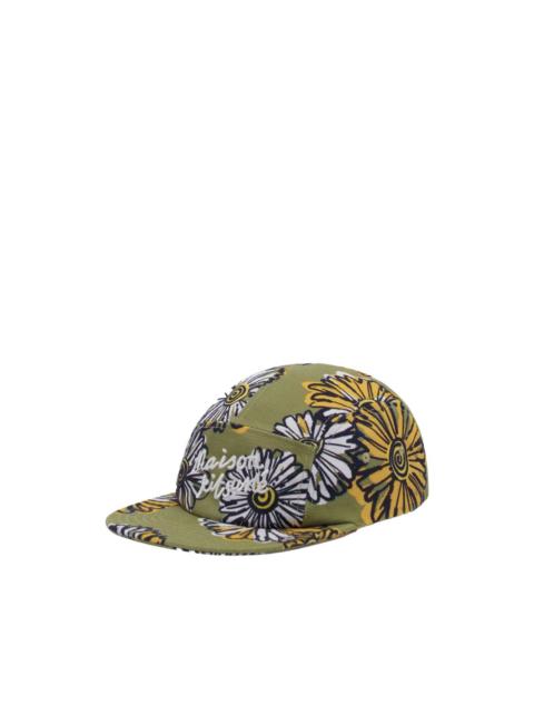 Maison Kitsuné floral-pattern baseball cap