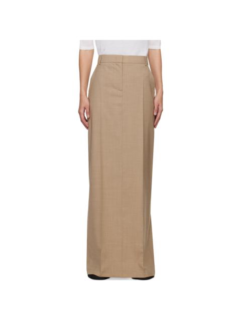 Beige Circeo Maxi Skirt