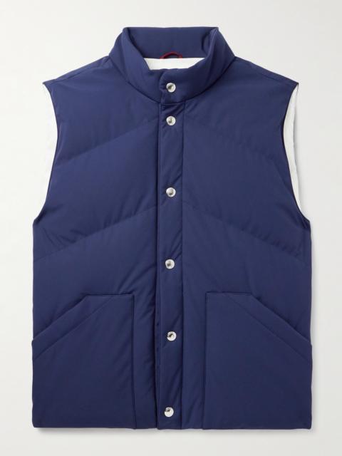 Brunello Cucinelli Quilted Shell Down Gilet