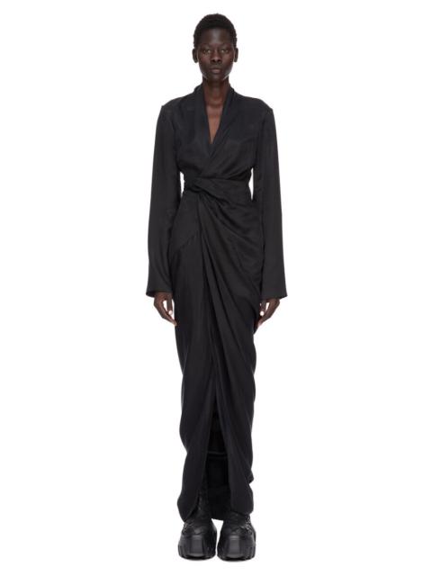 Rick Owens draped wrap dress