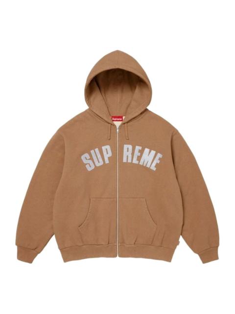 Supreme Supreme FW26 Arc Thermal Lined Zip Up Hooded Sweatshirt 'Light Brown' SUP-FW26-074-BRN