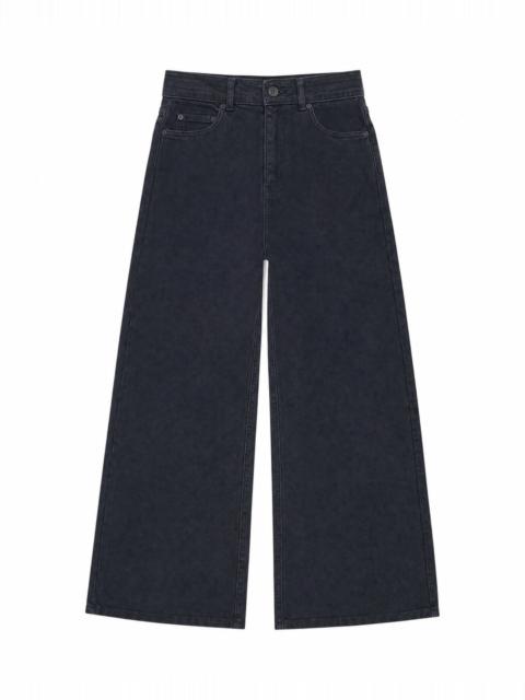 The Kooples BLACK WIDE-LEG JEANS