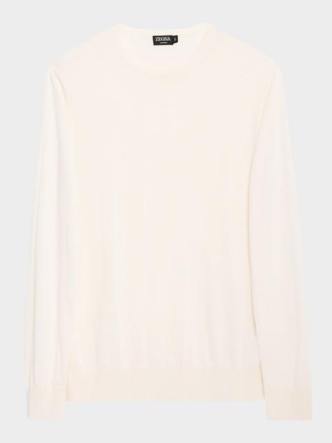 ZEGNA Men's Cashmere Crewneck Sweater
