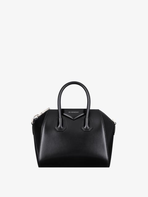 MINI ANTIGONA BAG IN BOX LEATHER