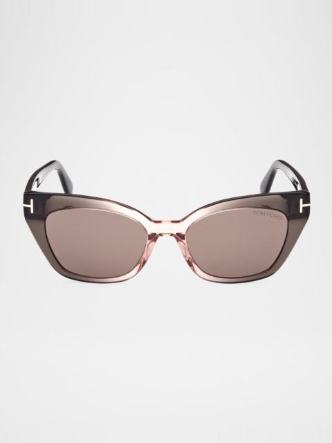 TOM FORD Juliette Acetate Cat-Eye Sunglasses