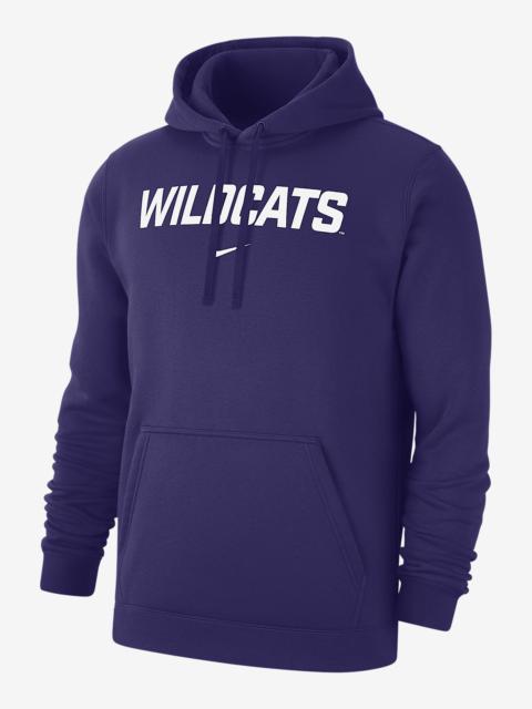Nike Kansas State Club Fleece Men's Nike College Pullover Hoodie