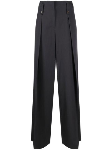 LOW CLASSIC pleated high-waisted trousers