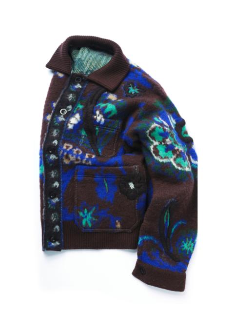 sacai Floral Jacquard Knit Blouson