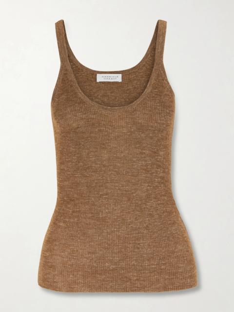GABRIELA HEARST Cinxia Ribbed Cashmere, Silk And Hemp-blend Tank