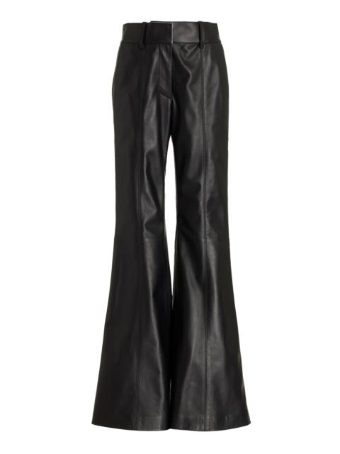 GABRIELA HEARST Rhein Pant in Black Leather
