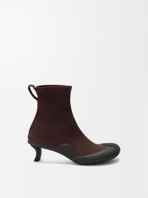 Loewe Dive bootie in stretch suede