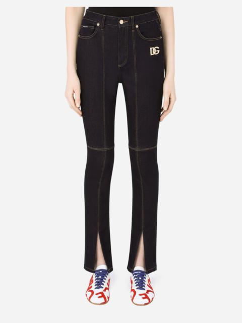 Dolce & Gabbana Stretch denim jeans with slits