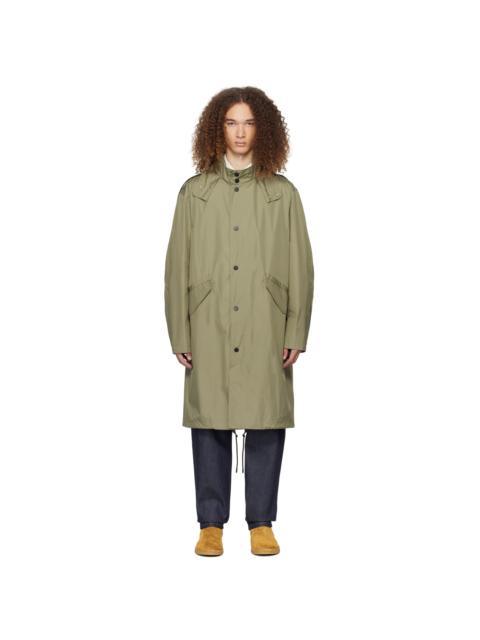 A.P.C. Khaki Antonny Trench Coat