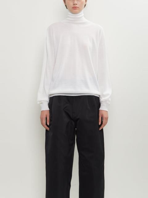 SOFIE D'HOORE Maffei Wool Turtleneck Pullover — Off White