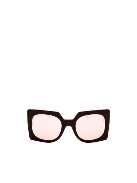 Etro oversized frame sunglasses